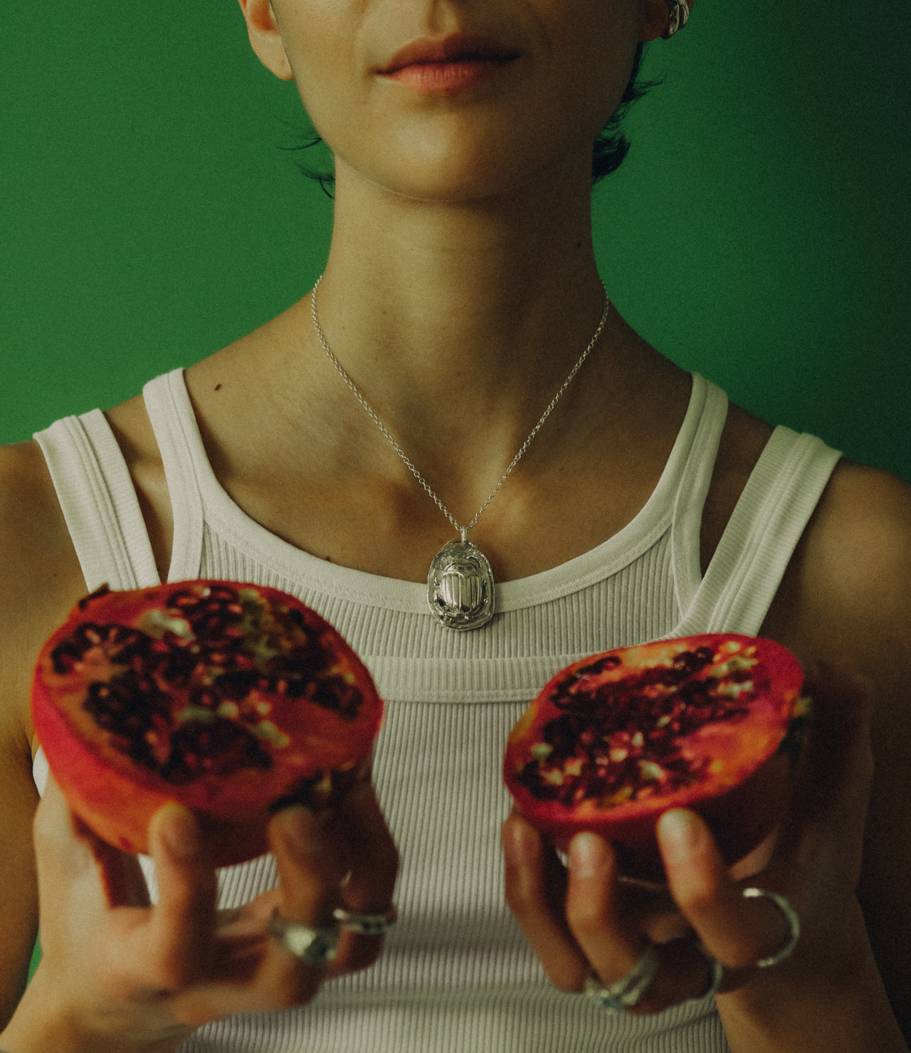 Amuleto Scarabeo necklace