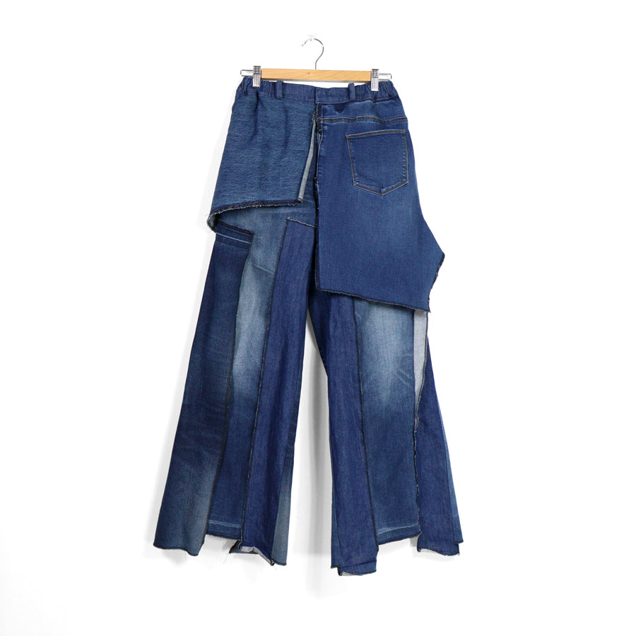 Upcycled denim pants