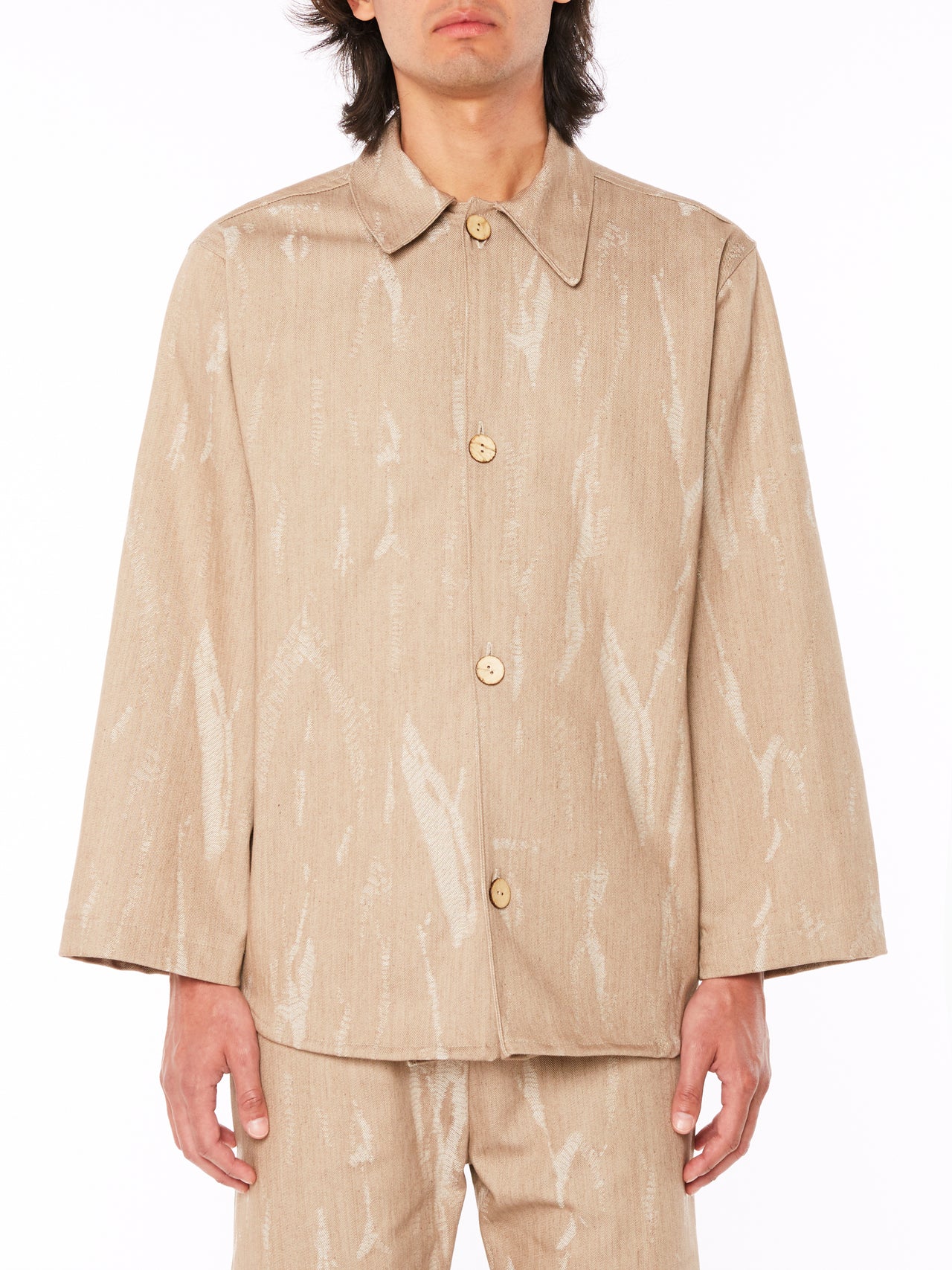 Obvershirt in denim beige