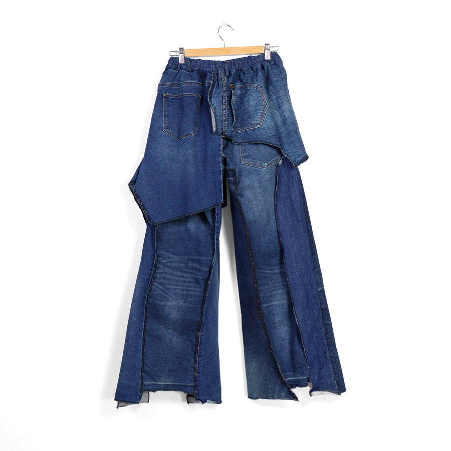 Upcycled denim  pants
