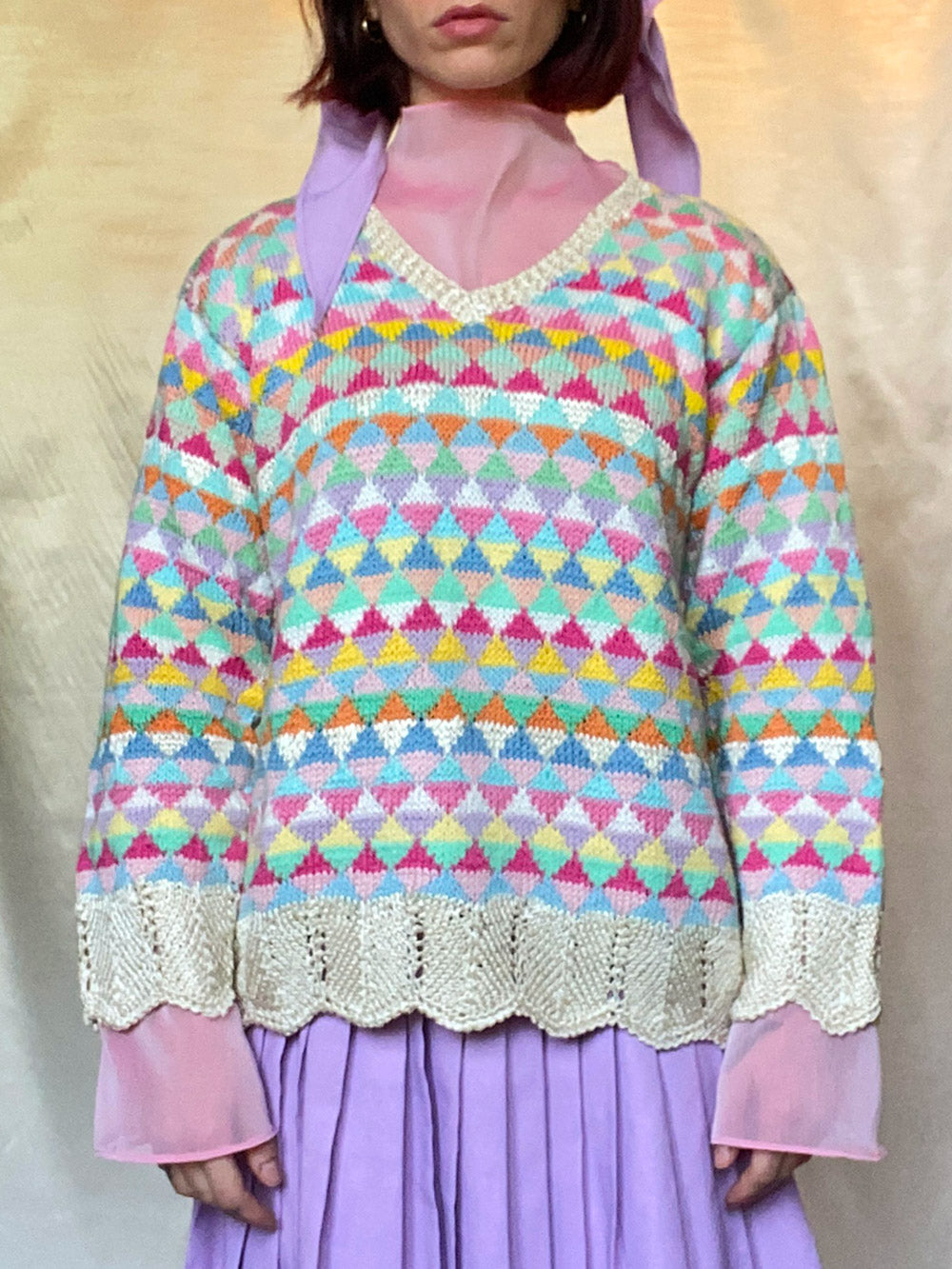 Colorful kite sweater