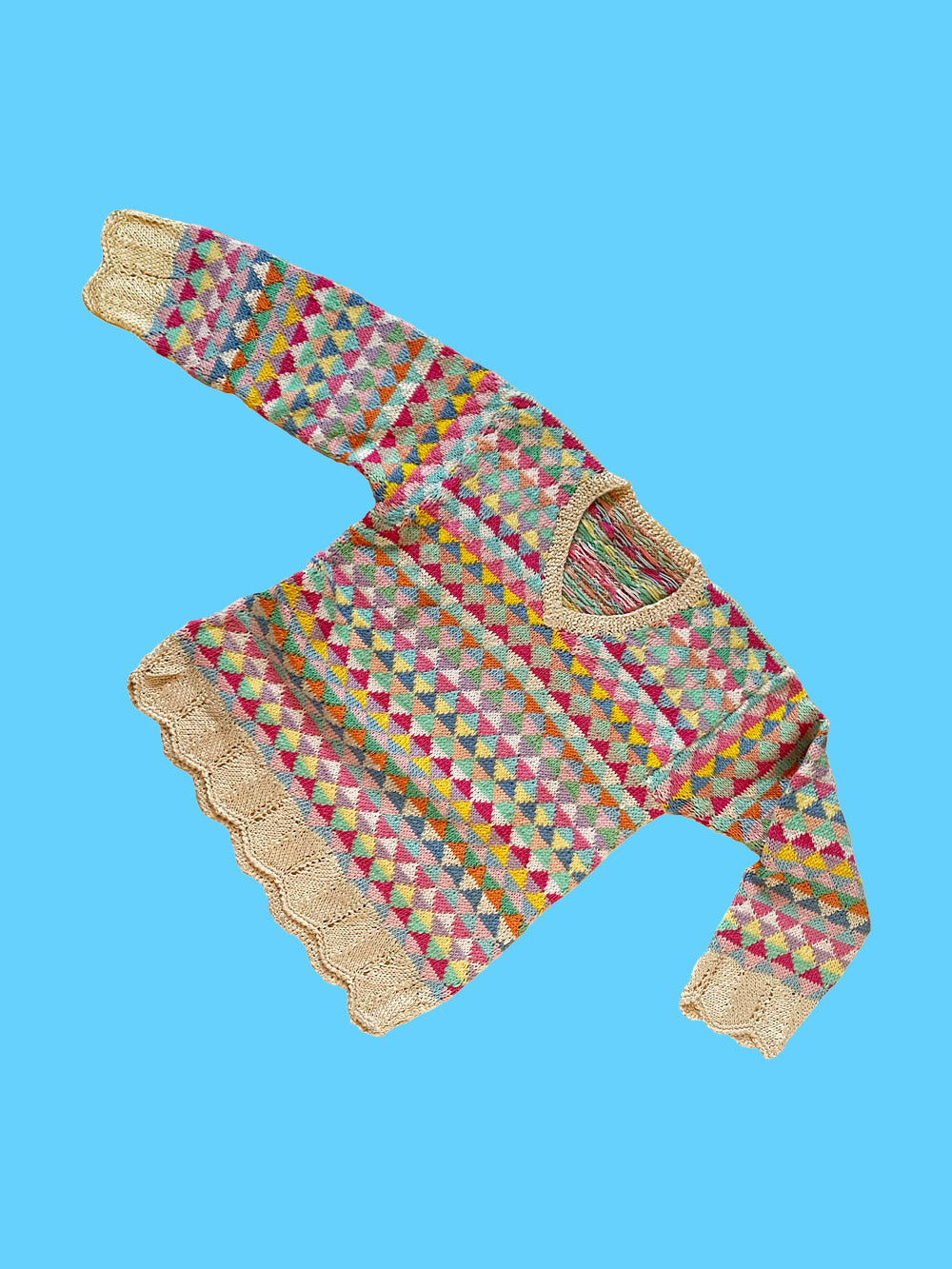 Colorful kite sweater